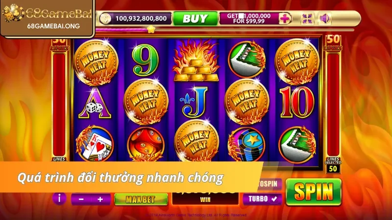 Quy trình đổi thưởng nổ hũ rất nhanh gọn và tiện lợi